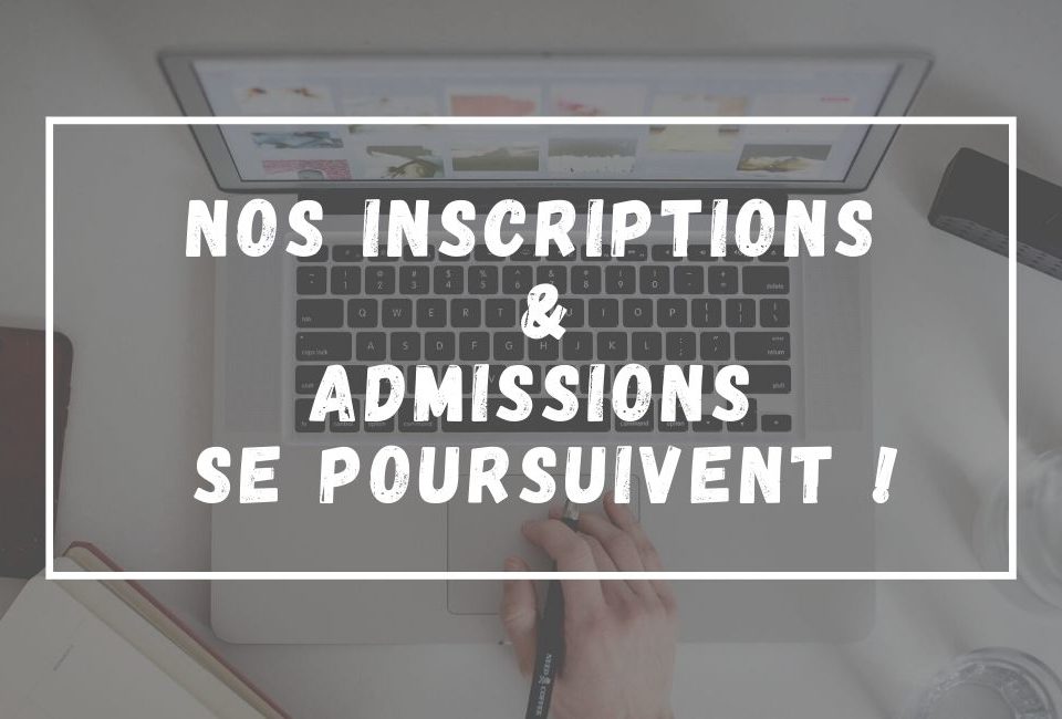 Admissions et inscriptions