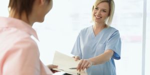 Secrétaire médicale à l'hôpital